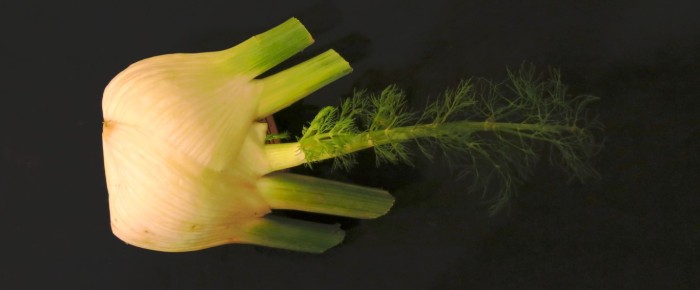 Ofenfenchel mit Orangen-Oliven-Gremolata