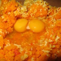 Kuerbis Kartoffeln Ei