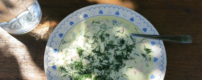 Heiße Zeit für kalte Suppen: Okroschka
