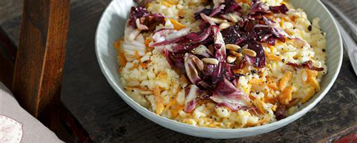 Seelenfutter vegetarisch und Möhren-Orangen-Risotto