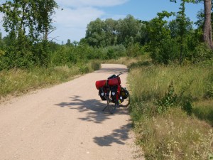 Rad auf Straße