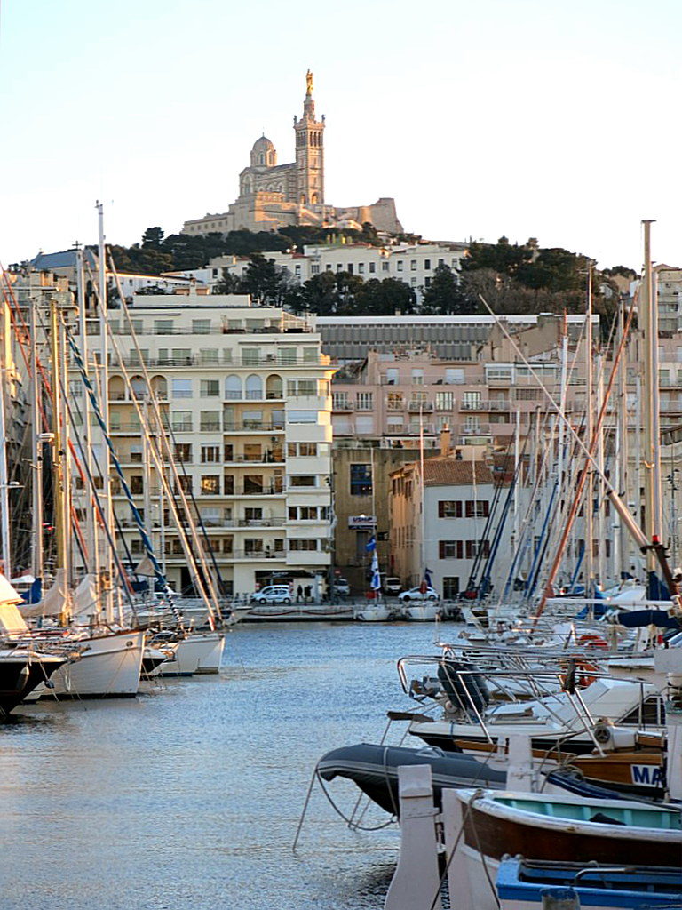 Marseille Notre Dame de la Garde und Vieux Port