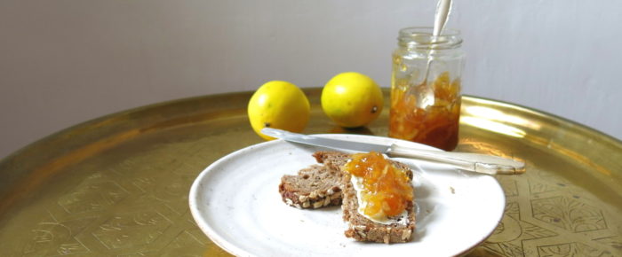 Überraschung! Zitronenmarmelade aus Meyer-Zitronen