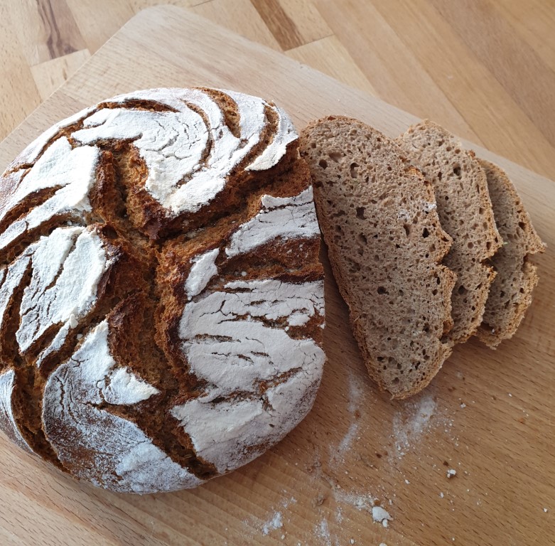 No-Knead-Bread im Anschnitt